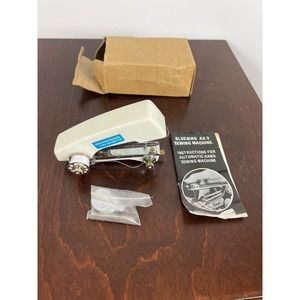 New in box Vintage handheld BlueBird AX-3 Sewing Machine